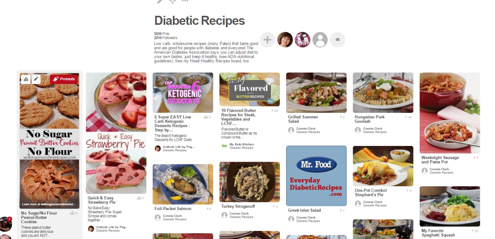 Diabetic Recipes Group Board