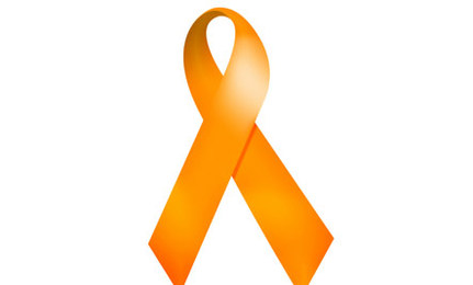 Multiple Sclerosis Orange Ribbon